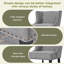 Chaise d'appoint en tissu-1465528220