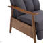 Fauteuil à cadre en bois, fauteuil d'appoint moderne pour le salon-2020912186