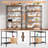 Nurtene 35.4'' W Metal Shelving Unit