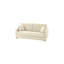 Canapé-lit en cuir grainé italien de 80 po avec matelas en mousse à mémoire de forme Mirabelle-117463954