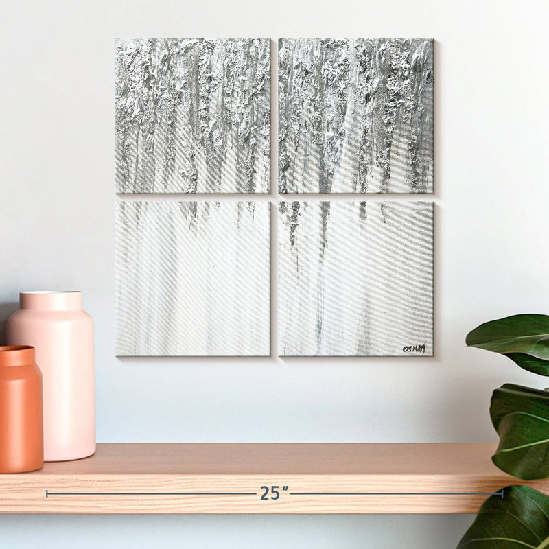 Avery Silver Drops Of Jupiter, 18" H x 18" W
