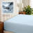 260 Thread Count Organic Cotton Percale Fitted Sheet-70040824-60582298