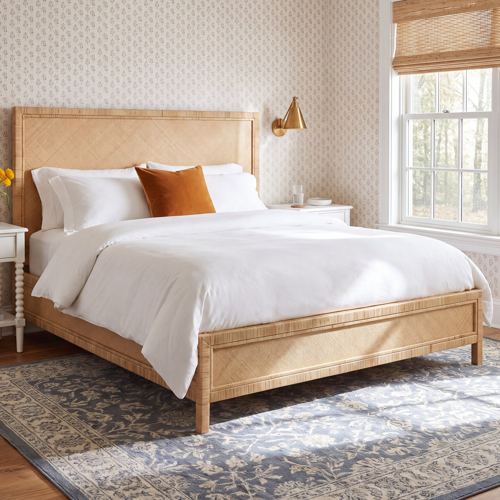 Adalard Woven Bed, King