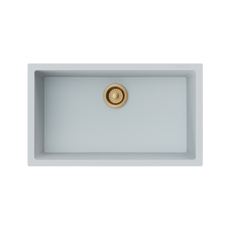 Évier de cuisine encastré / encastré 30 po Snova, Blanc mat