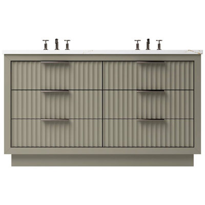Lecrieú Double Drawer Bath Vanity