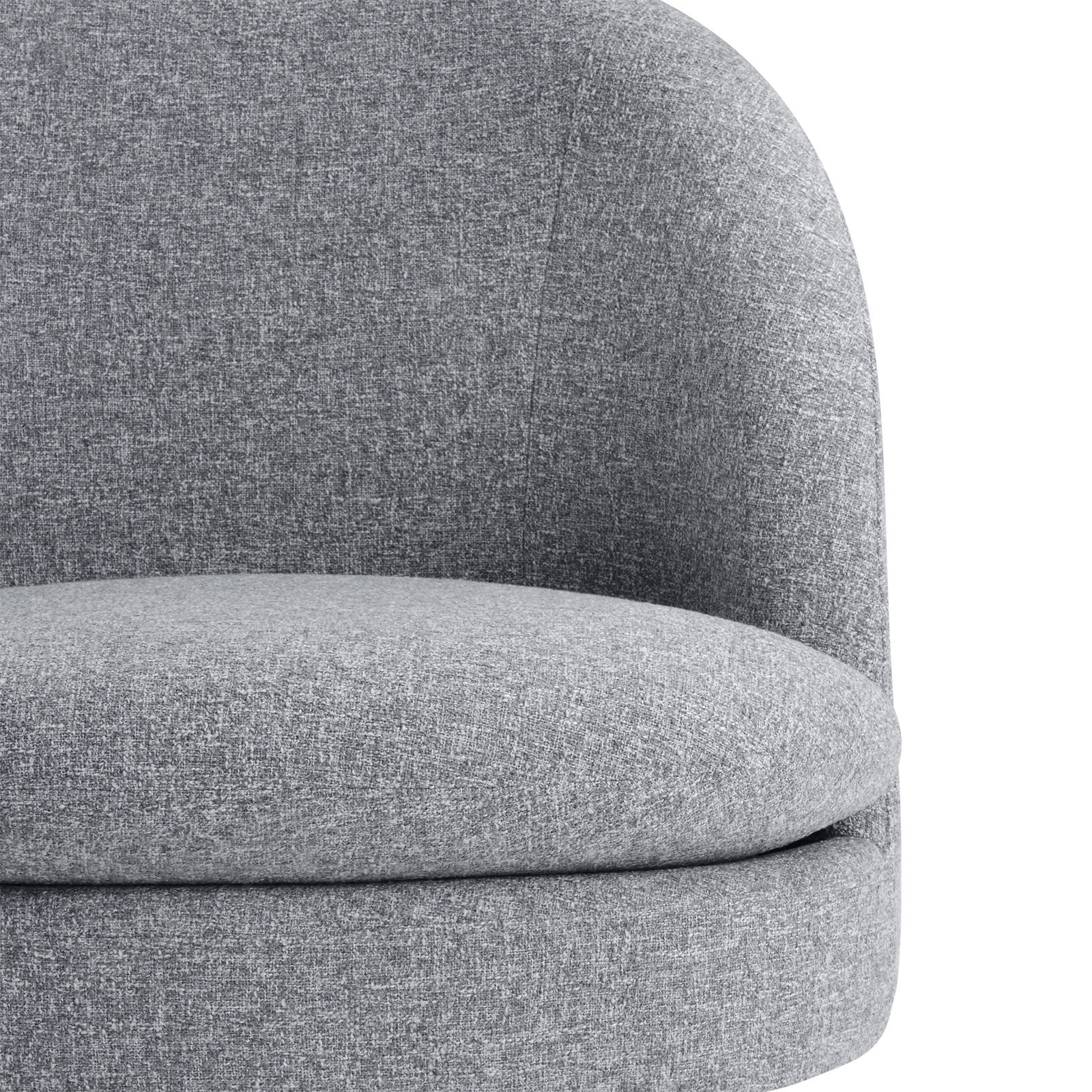 Catana Barrel Chair, Nathan Grey Tweed