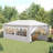 vidaXL Party Tent 10'x20' Blue-85123379