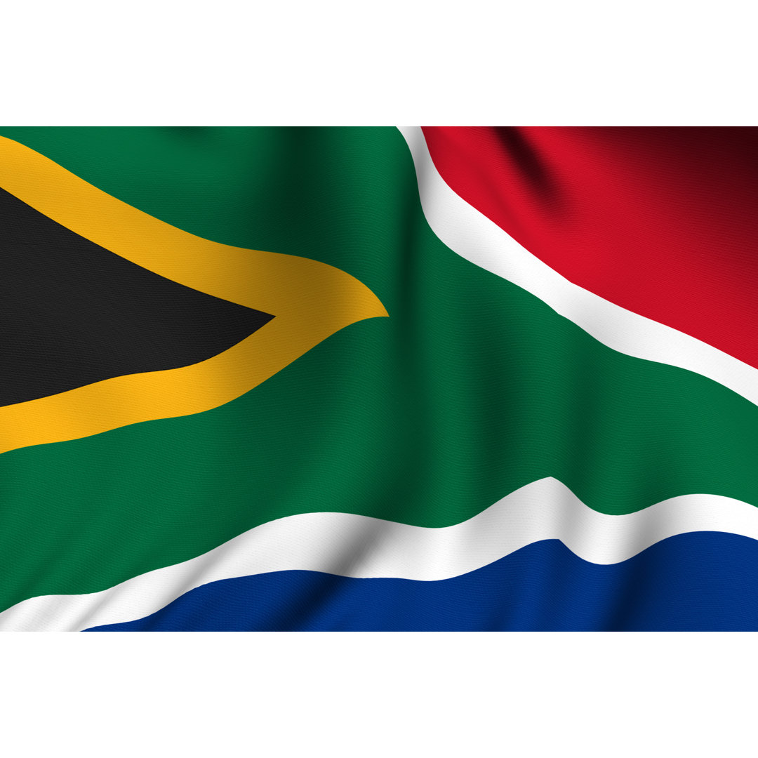 South African Flag - Wrapped Canvas Print
