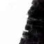 Arbre de Noël artificiel noir mince avec support en métal pliable