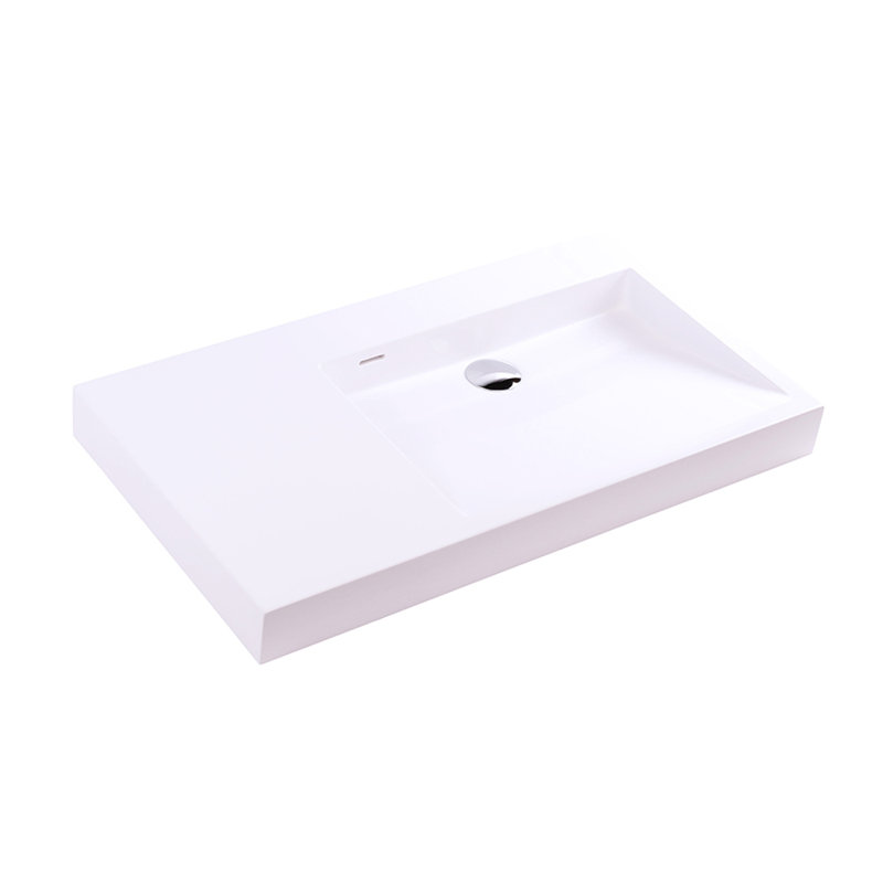 Luce 32.25'' L Bathroom Sink, Gloss White