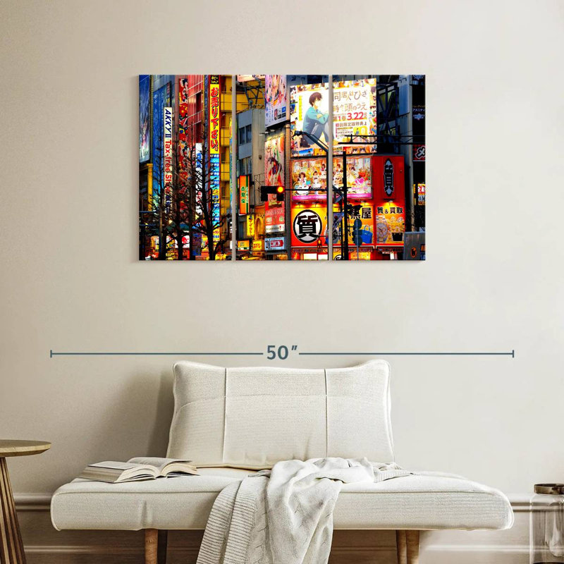 Kavia Japan Nightlife, 24" H x 38" W