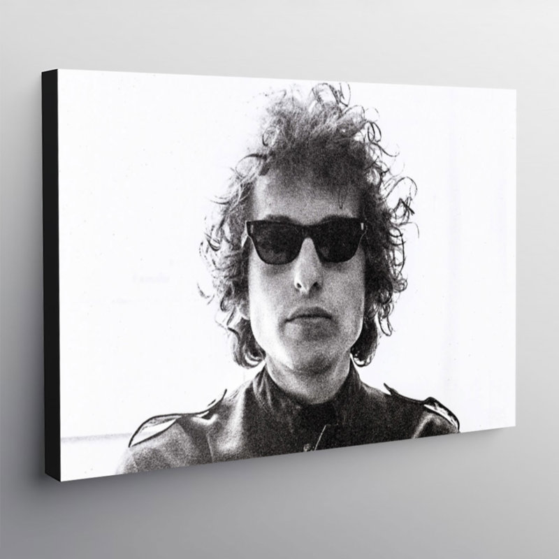 Bob Dylan - Wrapped Canvas Print, 41cm H x 61cm W x 4cm D