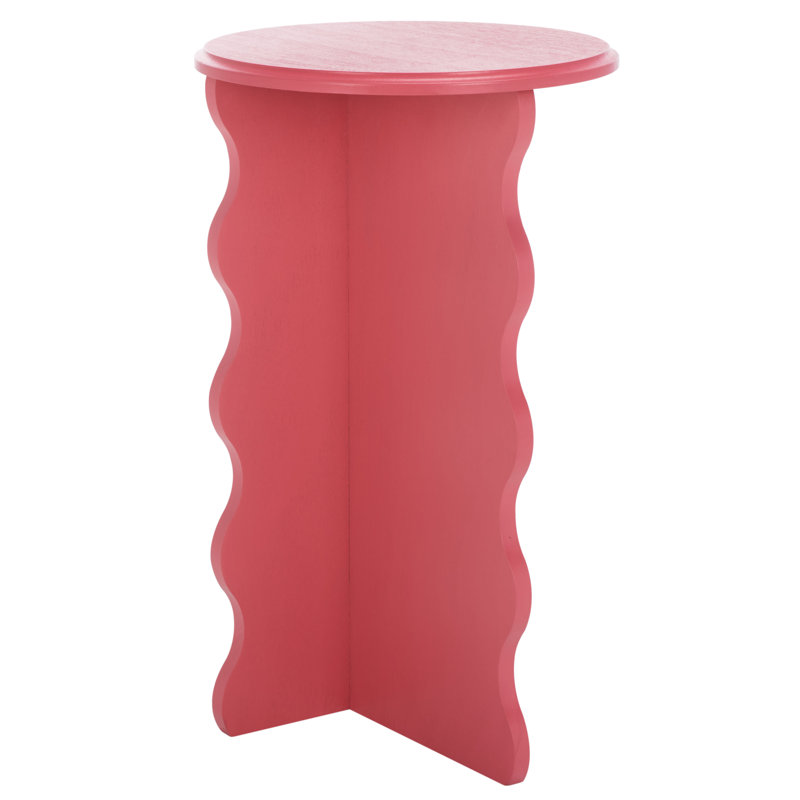 Table d'appoint Michelo Wavy, Rose