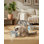 Fontaine à chat en acier inoxydable, 74 oz / 2,2 L, distributeur d'eau silencieux pour les chats d'intérieur et les petits animaux, parfait pour l'hydratation des chats