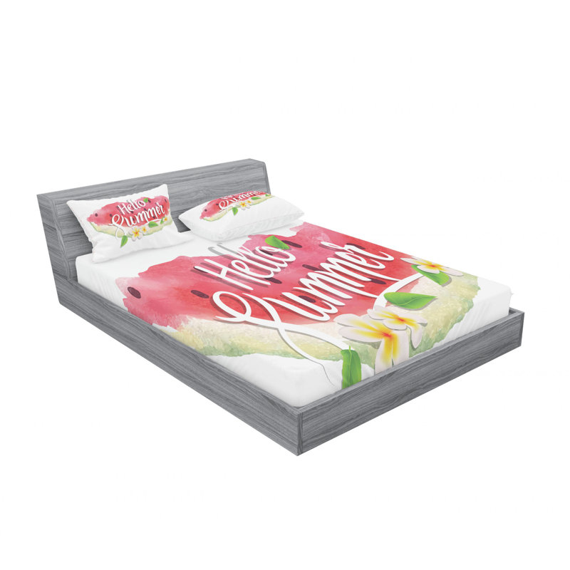 Microfiber Sheet Set, Full Sheet Shet with 2 Pillowcases