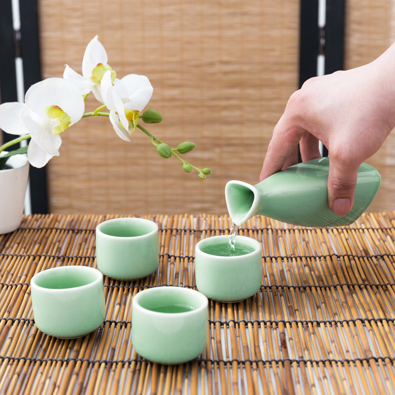 Ensemble de service à saké de style japonais 5 pièces