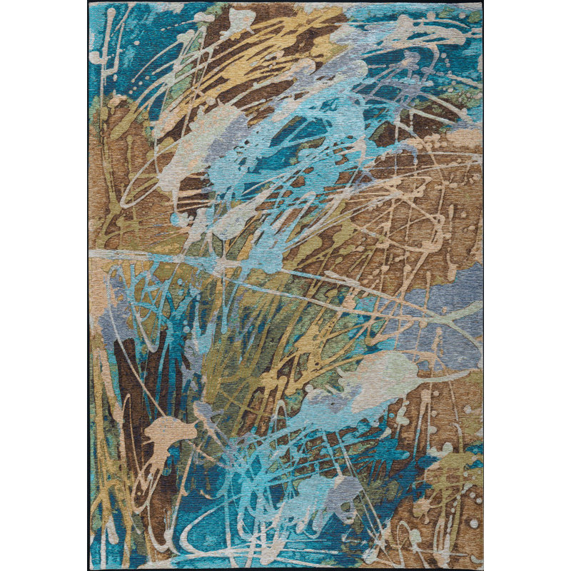 Paquette Abstract Indoor Rug, Rectangle 5'2" x 7'8"