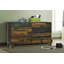 Commode double 6 tiroirs avec miroir