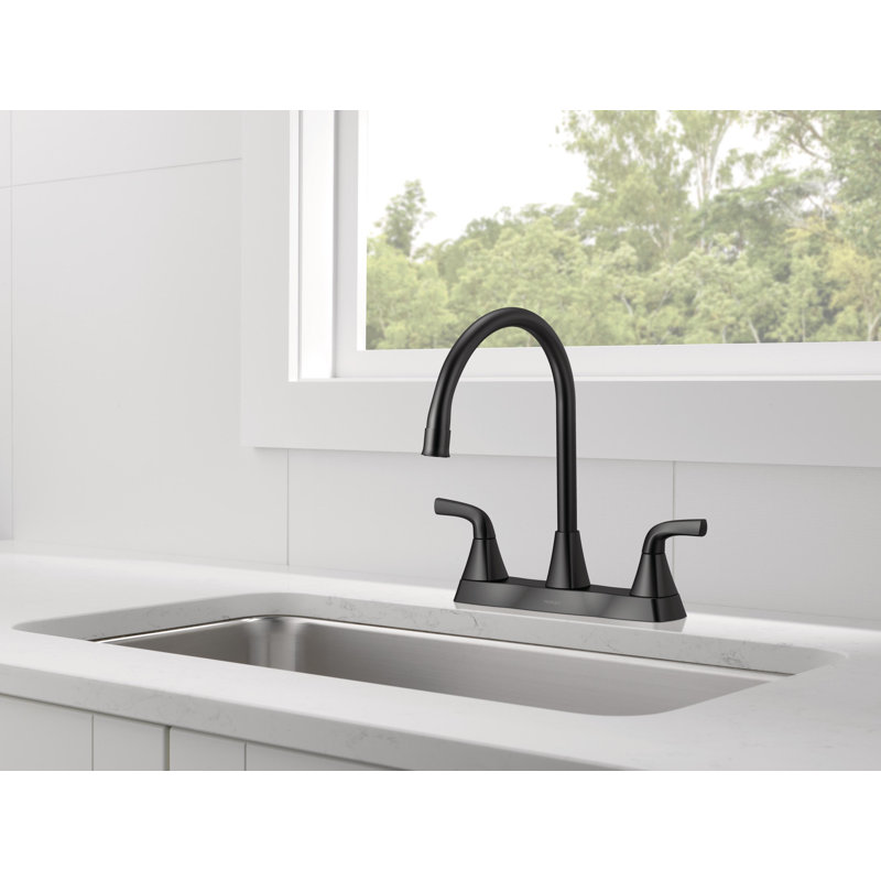 Peerless Parkwood Kitchen Faucet, Matte Black