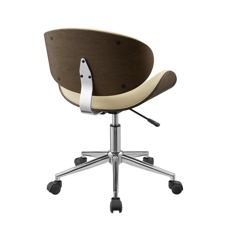 Chaise de bureau pivotante, Beige