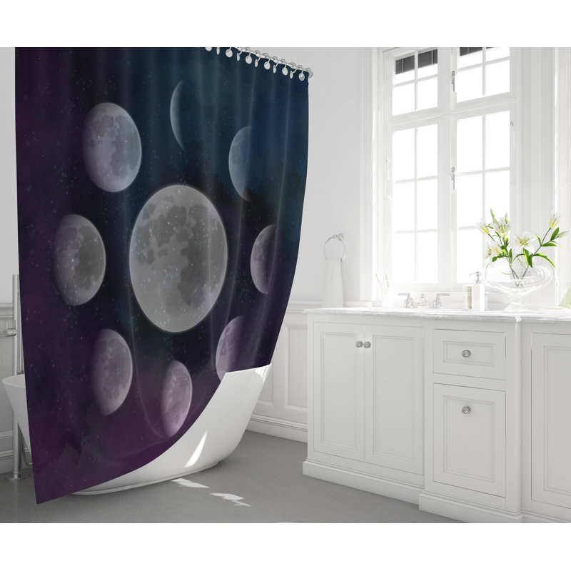 Rideau de douche Phases Of The Moon, H 72 po x l 70 po