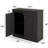 Cryal 31.5" W Sideboard with Adjustable Shelves-939420833