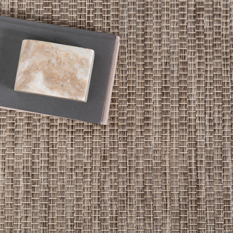 Gris Contemporary Indoor/Outdoor Area Rug, Rectangle 4' x 6'
