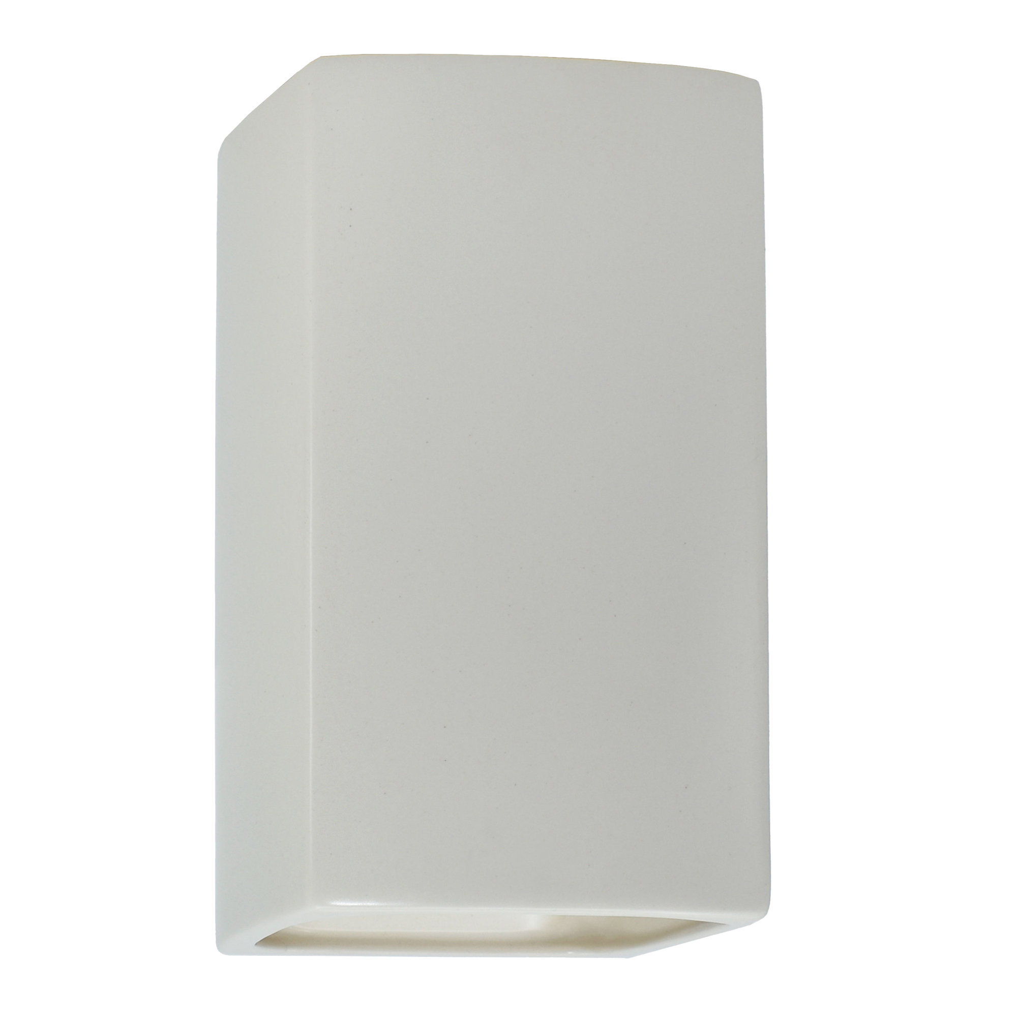 Logan Ceramic 13.5'' H X 7.25'' W Outdoor Wall Light, Matte White, Incandescent, 13.5" H x 7.25" W x 6.5" D