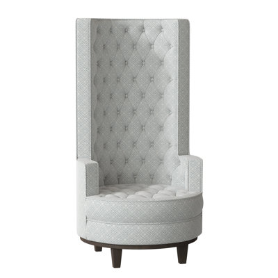 Fauteuil à oreilles capitonné l 32 po Norma