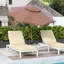 Parasol de patio à double plateau à volants 9 pi - avec inclinaison et manivelle pour l'amusement extérieur dans différents environnements Manivelle à bouton-poussoir brun, terrasse, piscine, jardin