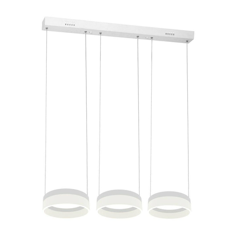 Wulfram 3 - Light White Crystal Pendant