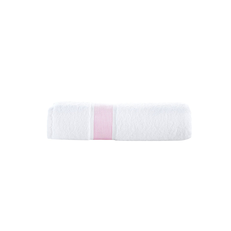 Serviette de bain en coton turc, Rose