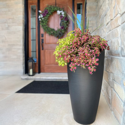 Marazzi Double Walled Tapered Pot Planter 