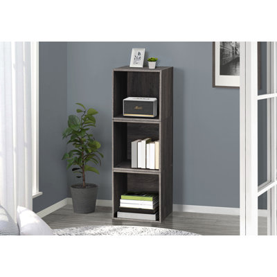Sunjoy Quub Open Cabinet, Space Saving Stackable MDF Wood Cabinet for Living Room, Bedroom and Other Indoor Space