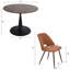 Aunnika 4 - Person Pedestal Dining Set-1610463470