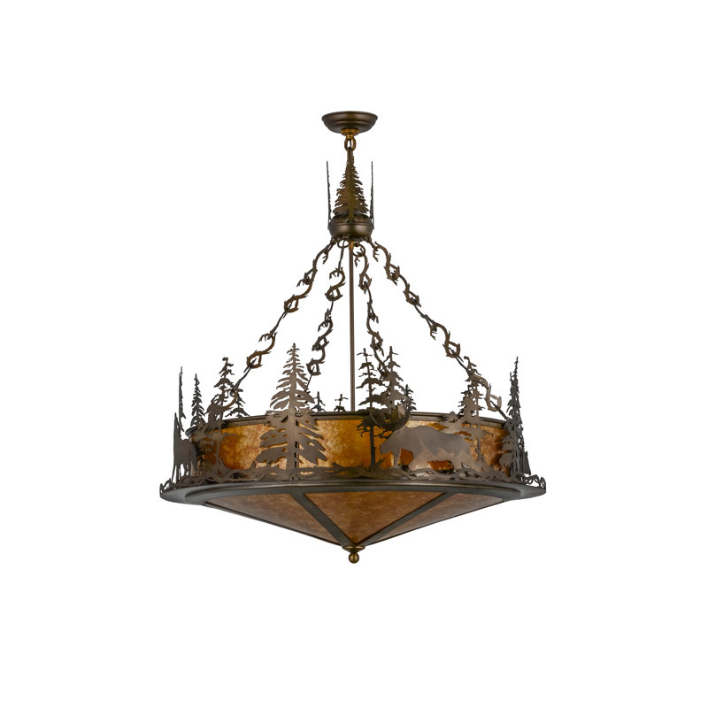 Luminaire suspendu unique à 4 lumières Christiyana