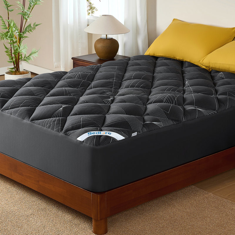 Surmatelas en rayonne de bambou BEDLORE®, surmatelas moelleux en forme de nuage avec poche profonde de 6 à 18 po, surmatelas moelleux pour soulager les maux de dos