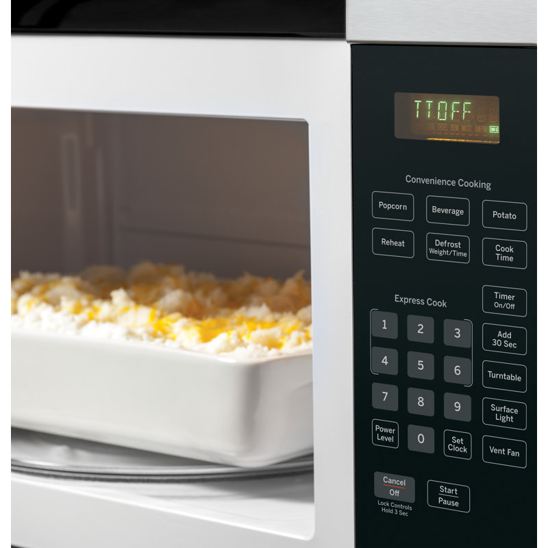 GE® 1.6 Cu. Ft. Over-the-Range Microwave Oven, Stainless Steel