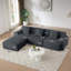 Canapé modulaire moderne en forme de L pour le salon, confortable et flexible, idéal pour divers espaces de vie sans assemblage requis-1790990965