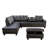 Plyler 97.2" Wide Modular Sectional with Ottoman-1531271663-1531271660