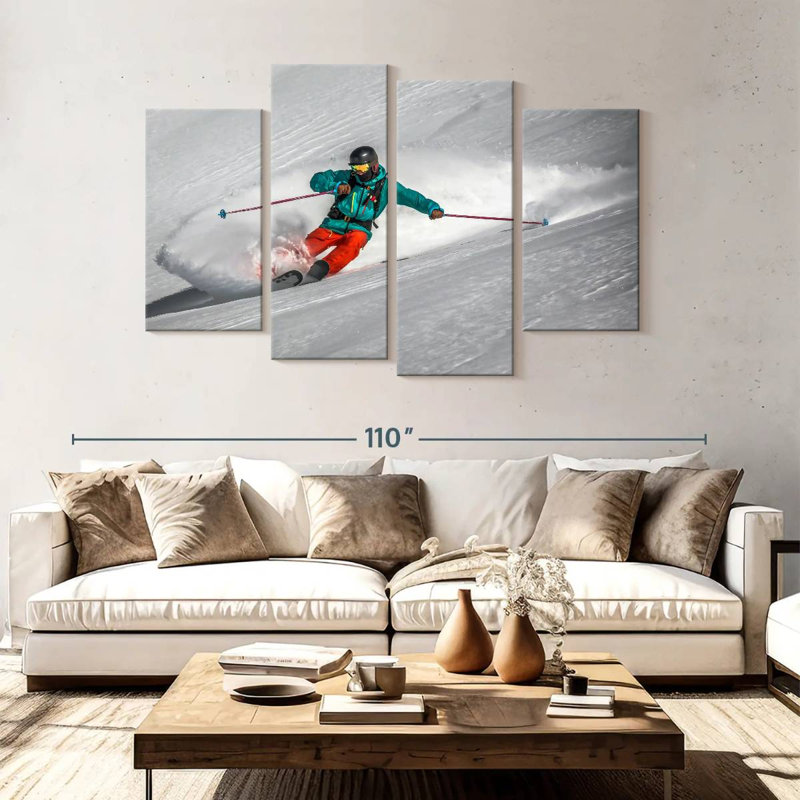 Skieur de neige Sireci Gastein, H 54 po x l 84 po