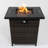28inch Wicker Square Fire Pit Table-106543958