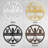 Golf Sport Champion Cheers Custom Metal Name Sign Metal Split Letter Monogram Wall Accent-106387256-106387257-107191977