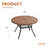 4-Person Aluminum Round Patio Dining Table-114986184-107190702