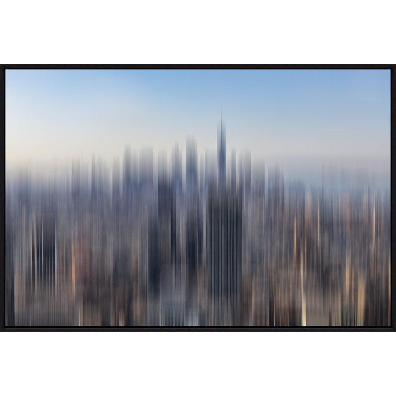 Downtown Views Print by Richard Silver, 25.75" H x 37.75" W, Image Brush Gel