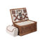 Wicker 6 Person Classic Fitted Picnic Hamper