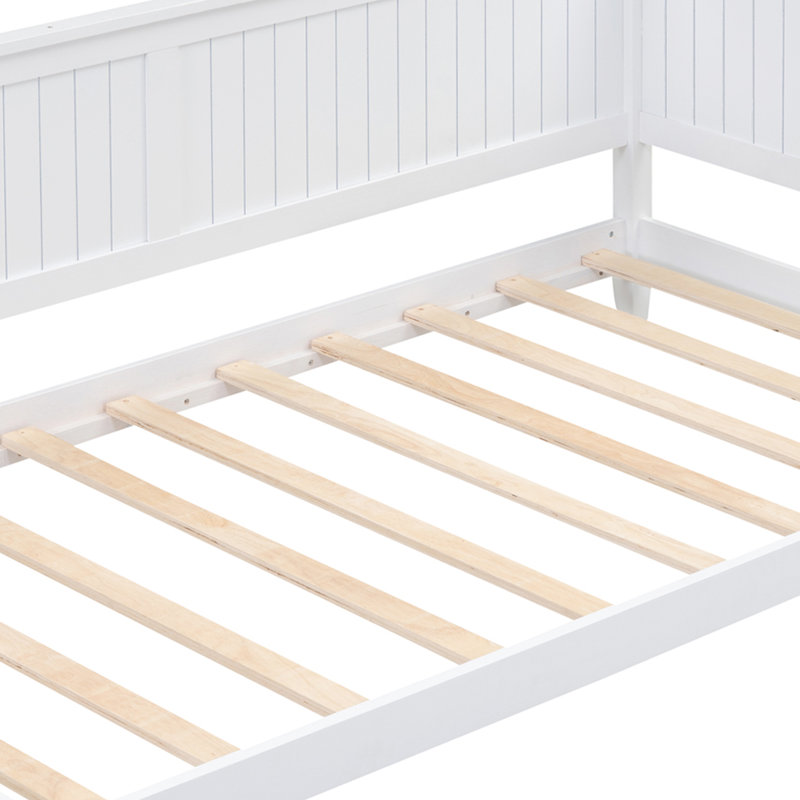 Floyed Platforms Daybed by Red Barrel Studio®, White, Full