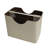 Lytham Brown Leather Decorative Magazine Holder with Divided Inside, 16" x 10" x 12"-514546180