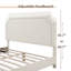 Lit plateforme tapissier Anij