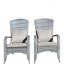 Chaise de patio avec coussins (coussin gris)-314436018-314436016